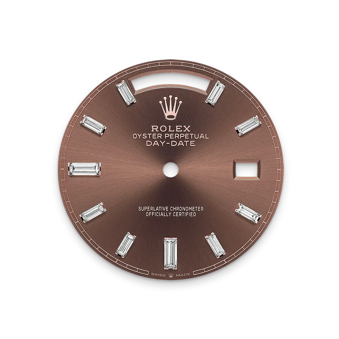Rolex Day-Date in 18 ct Everose gold, M228235-0003 - Watch Palace