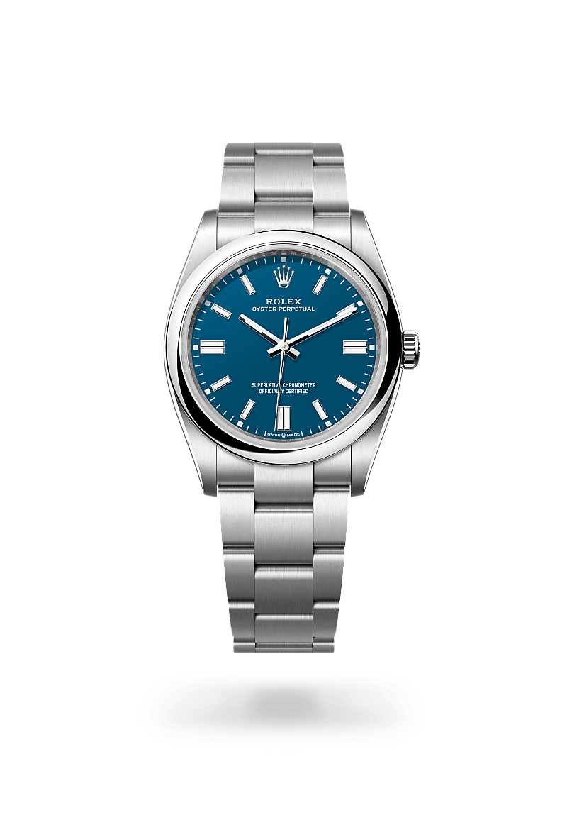 Rolex Oyster Perpetual in Oystersteel, M126000-0015 - Watch Palace