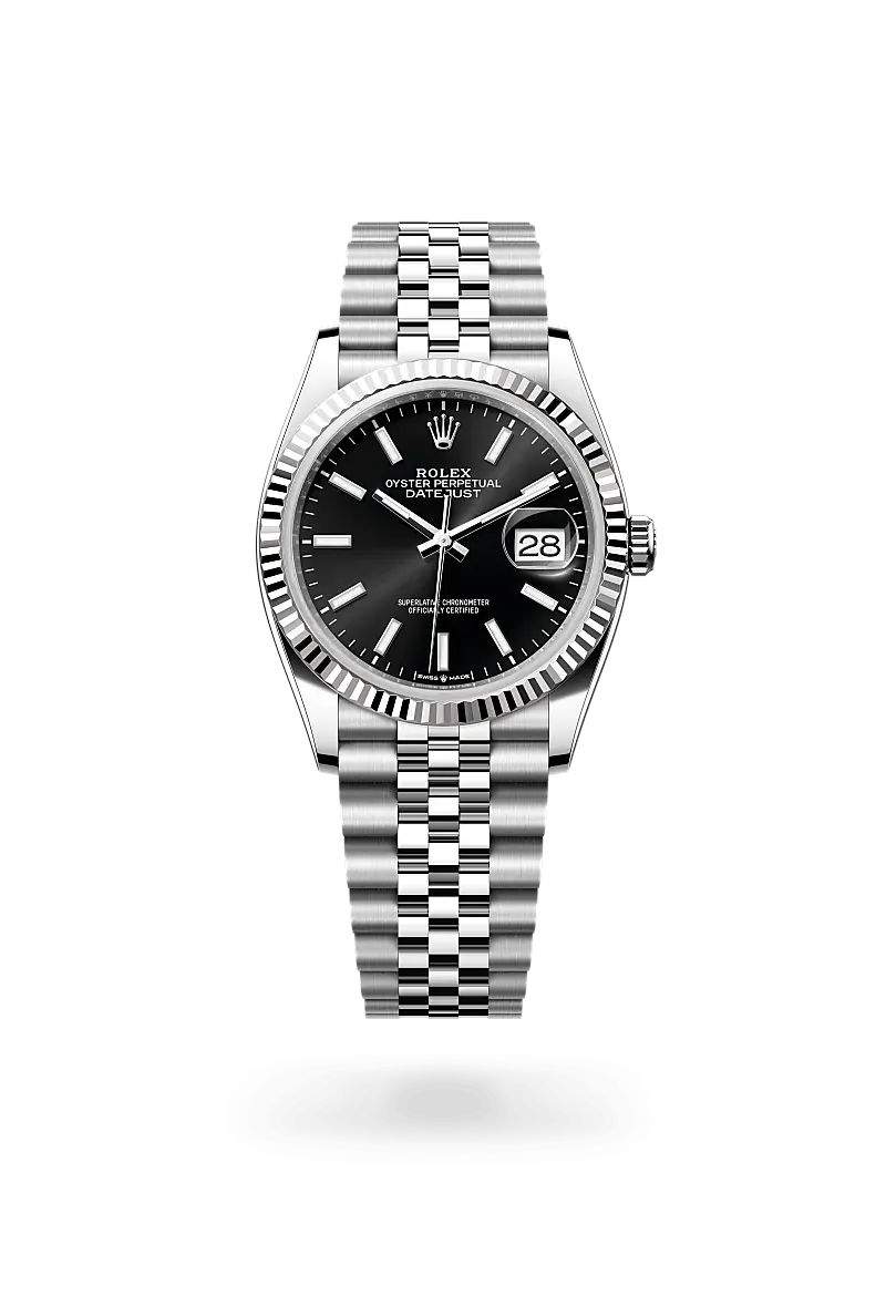 Rolex Datejust in White Rolesor, M126234-0015 - Watch Palace