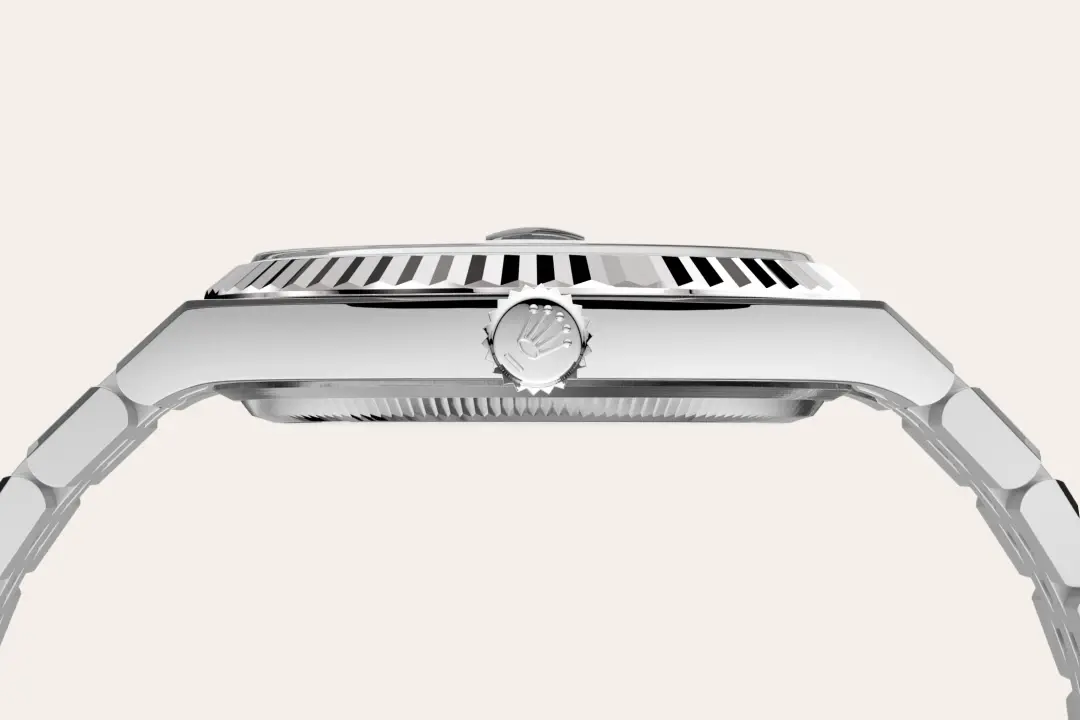 Rolex Land-Dweller in White Rolesor - combination of Oystersteel and white gold, M127334-0001 - Watch Palace