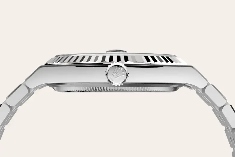 Rolex Land-Dweller in White Rolesor - combination of Oystersteel and white gold, M127334-0001 - Watch Palace