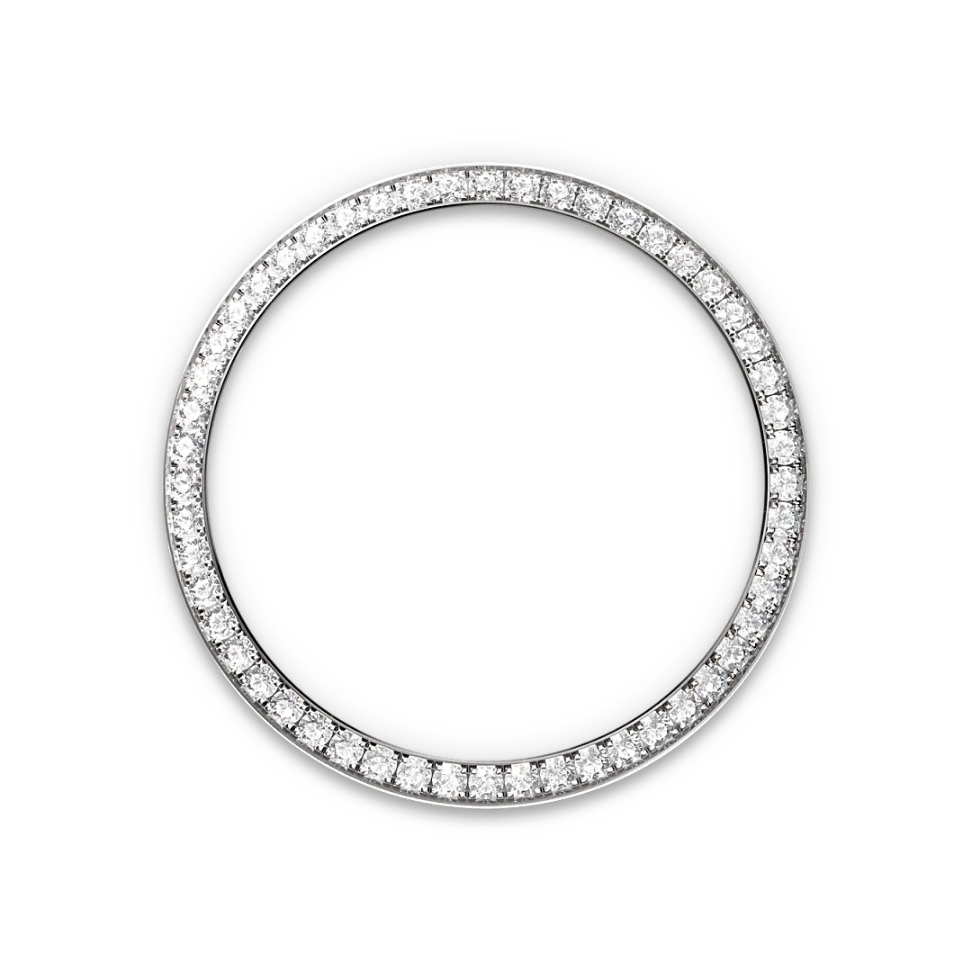 rolex datejust in white rolesor, m126284rbr-0011 - watch palace