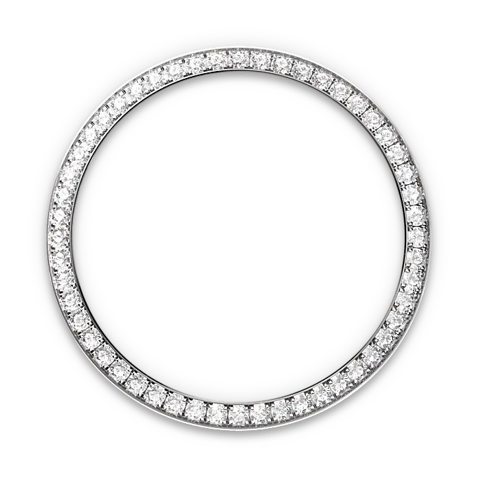 rolex datejust in white rolesor, m126284rbr-0011 - watch palace