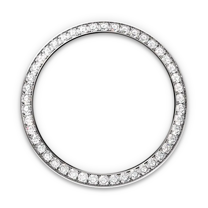 rolex datejust in 18 ct white gold, M278289RBR-0028- watch palace