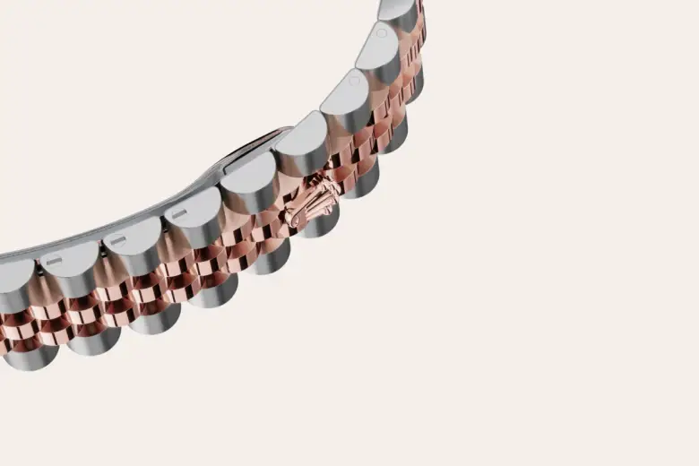 rolex datejust in everose rolesor, m278241-0018 - watch palace