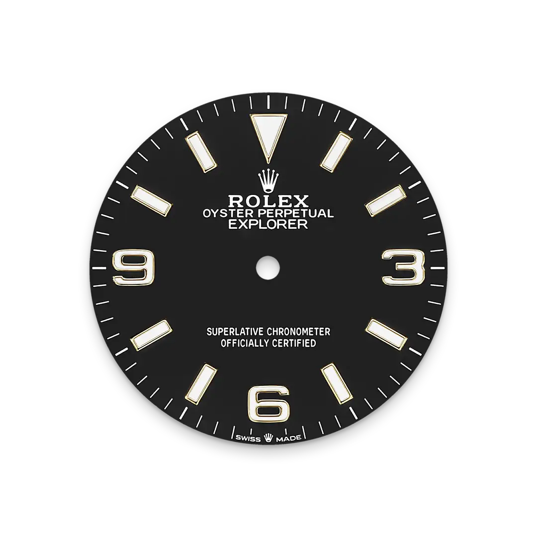 rolex explorer in yellow rolesor, m124273-0001 - watch palace