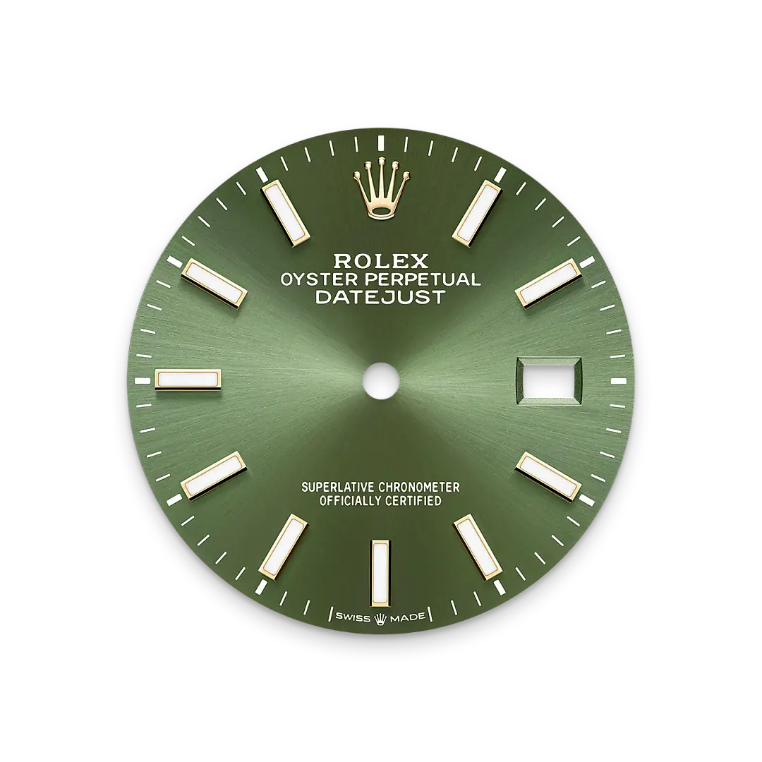 rolex datejust in yellow rolesor, m126203-0058 - watch palace