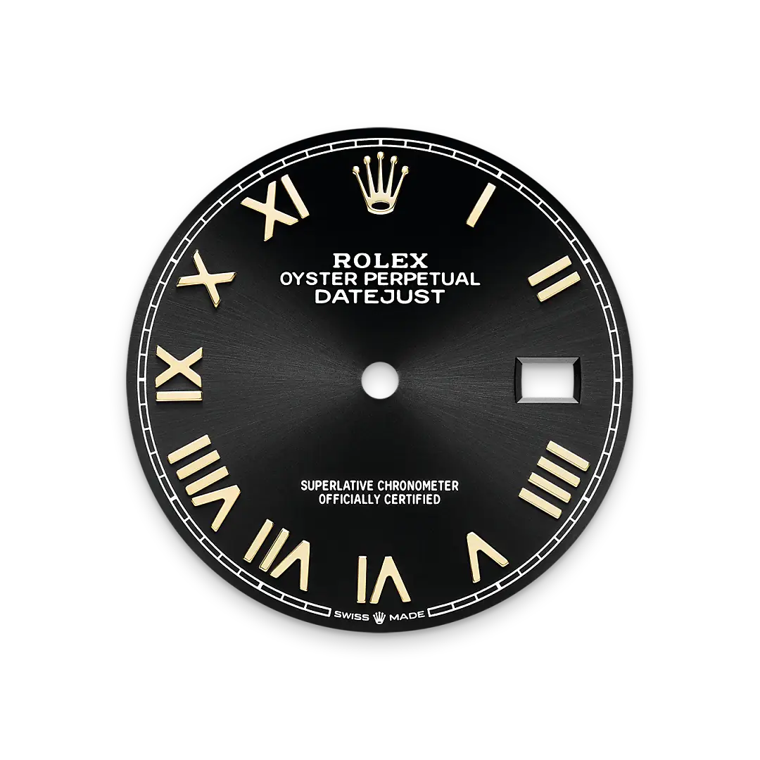 rolex datejust in yellow rolesor, M126233-0055- watch palace