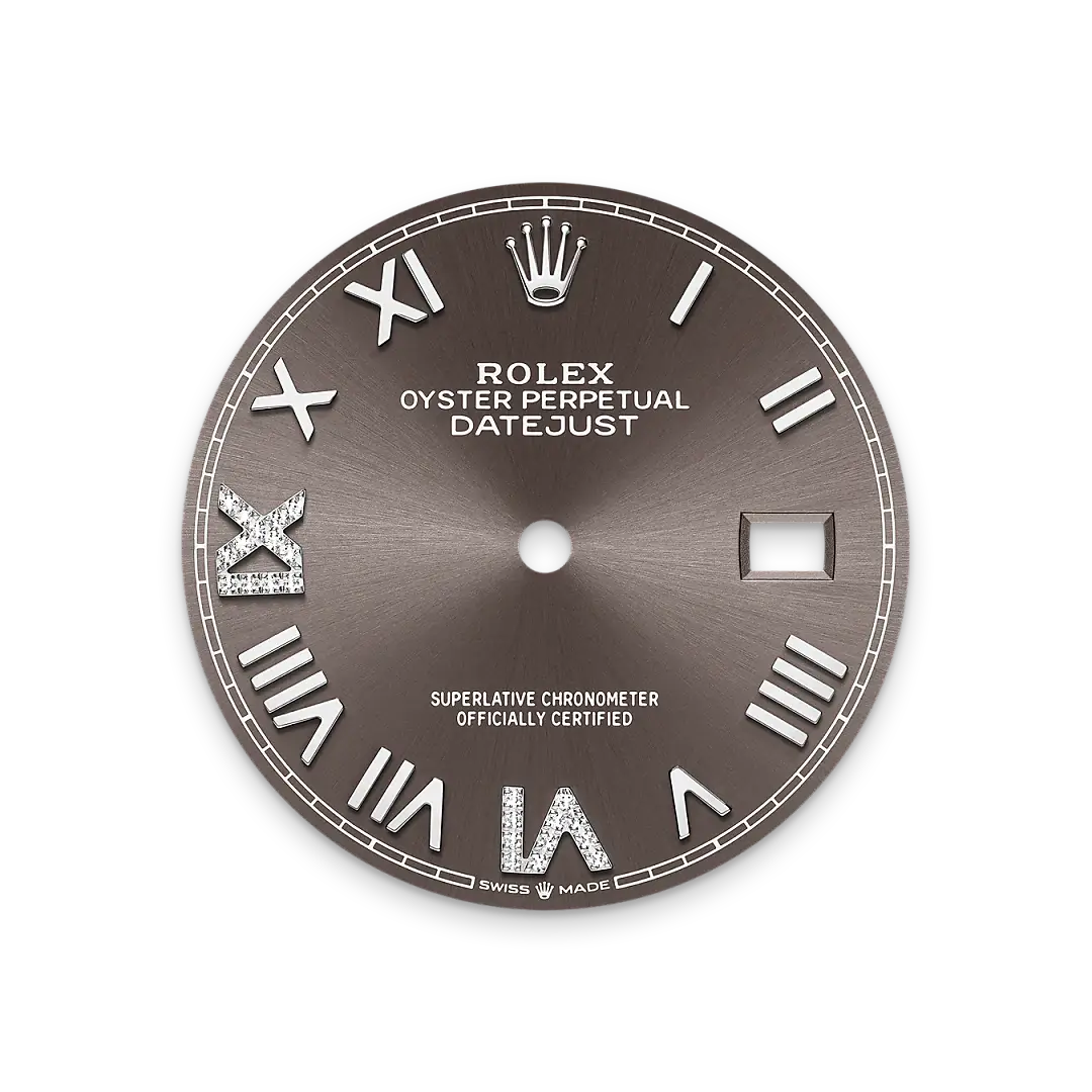 rolex datejust in white rolesor, m126234-0071 - watch palace