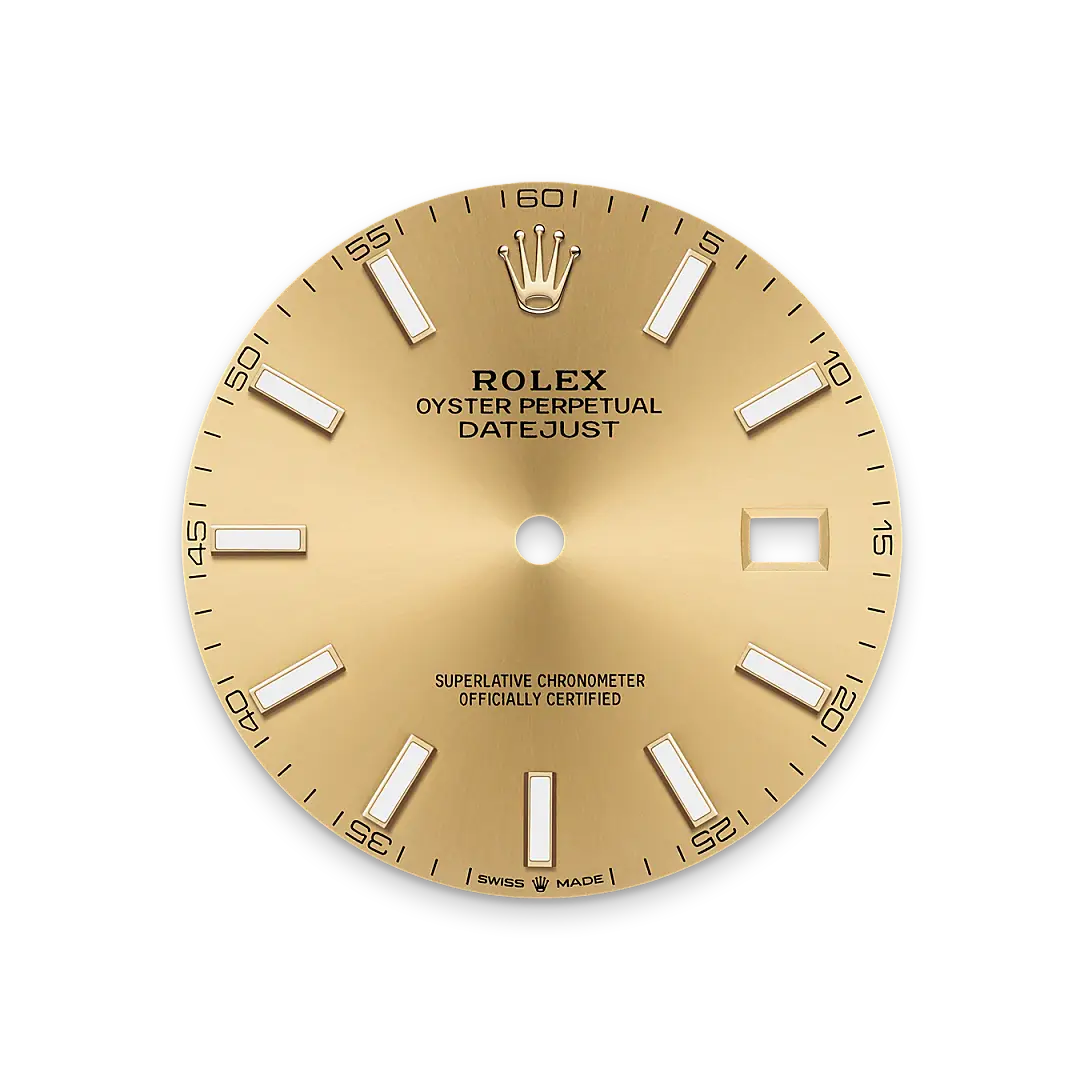 rolex datejust in yellow rolesor, m126333-0010 - watch palace