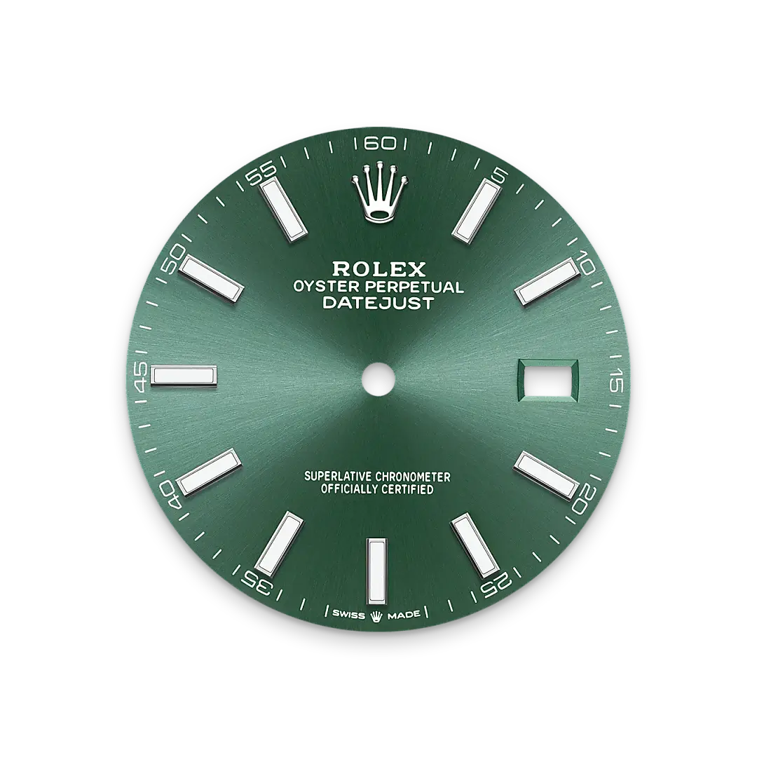 rolex datejust in white rolesor, M126334-0028- watch palace