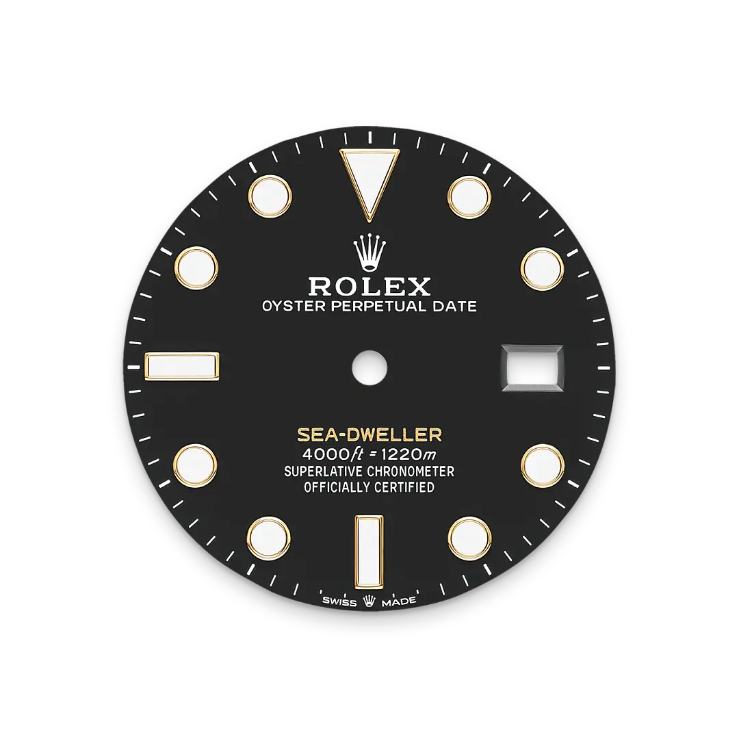 rolex sea-dweller in yellow rolesor, m126603-0001 - watch palace