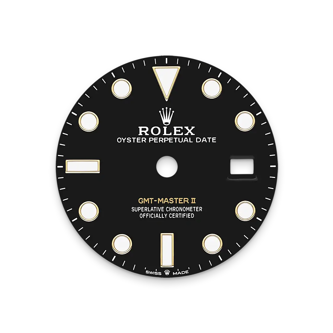 rolex gmt-master ii in yellow rolesor, m126713grnr-0001 - watch palace