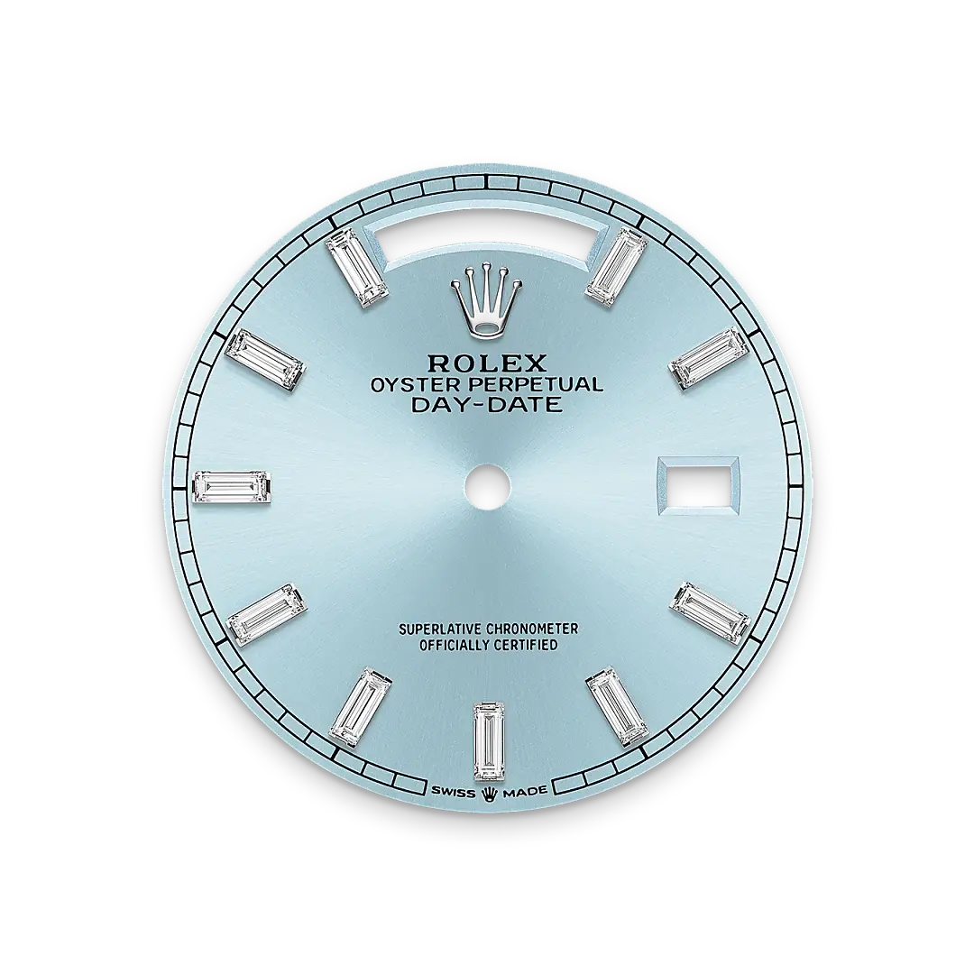rolex day-date in platinum, M128236-0009- watch palace