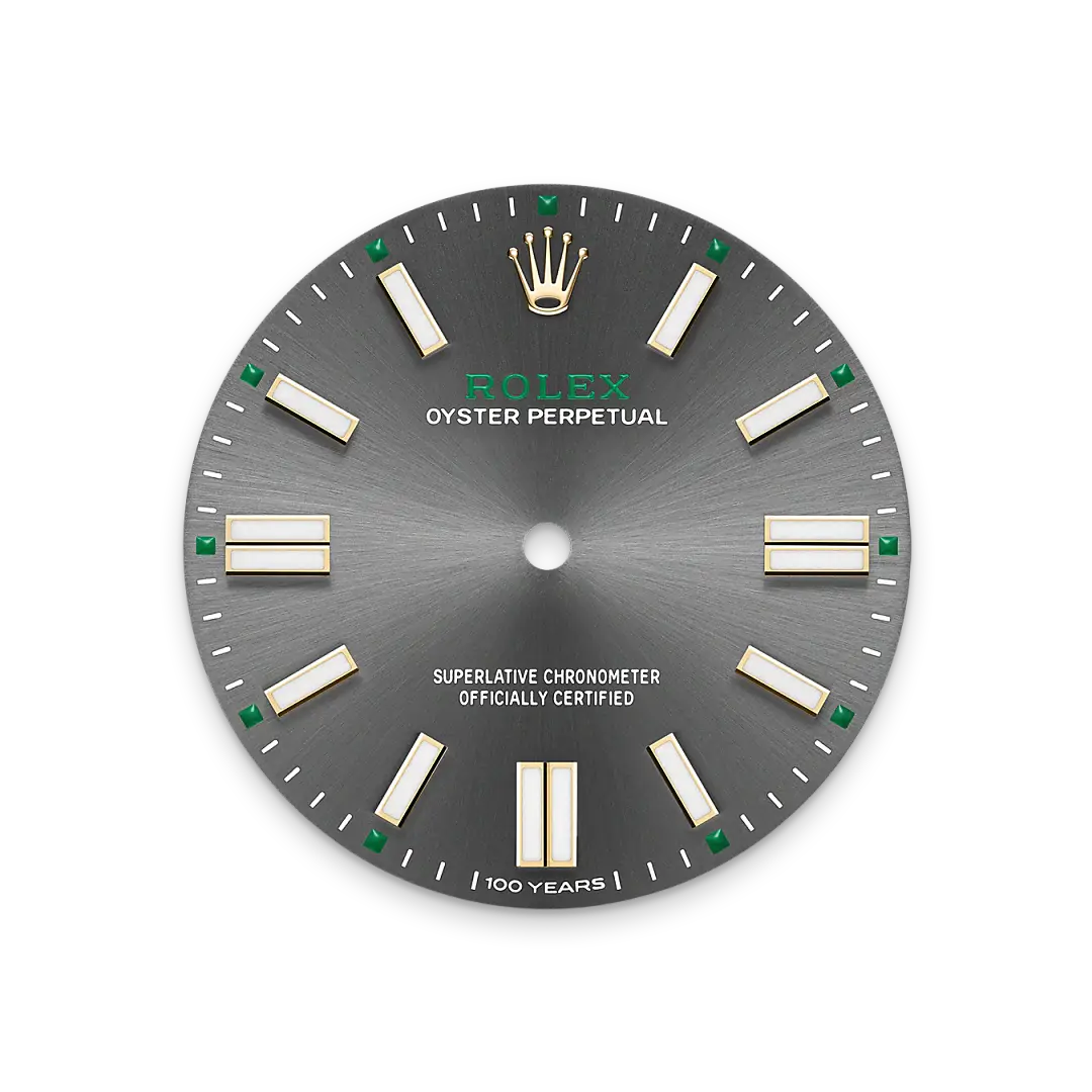 rolex oyster perpetual in yellow rolesor, m134303-0001 - watch palace