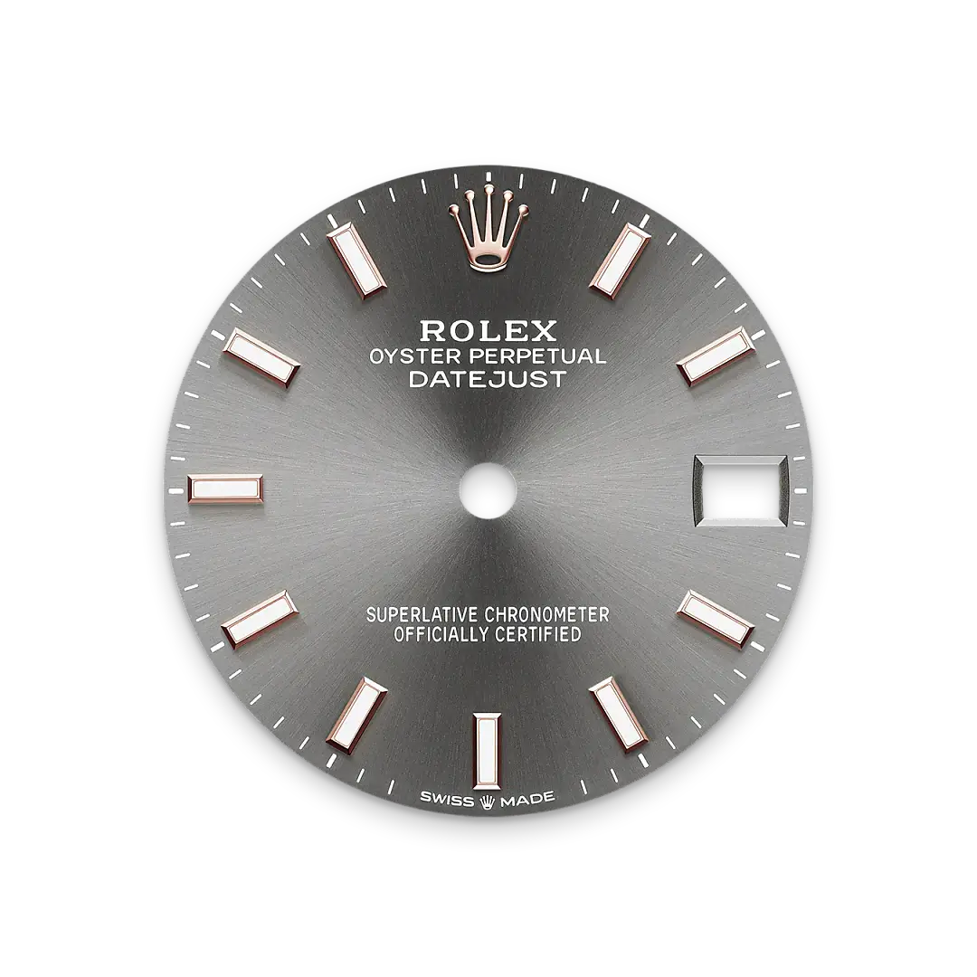 rolex datejust in everose rolesor, m278241-0018 - watch palace