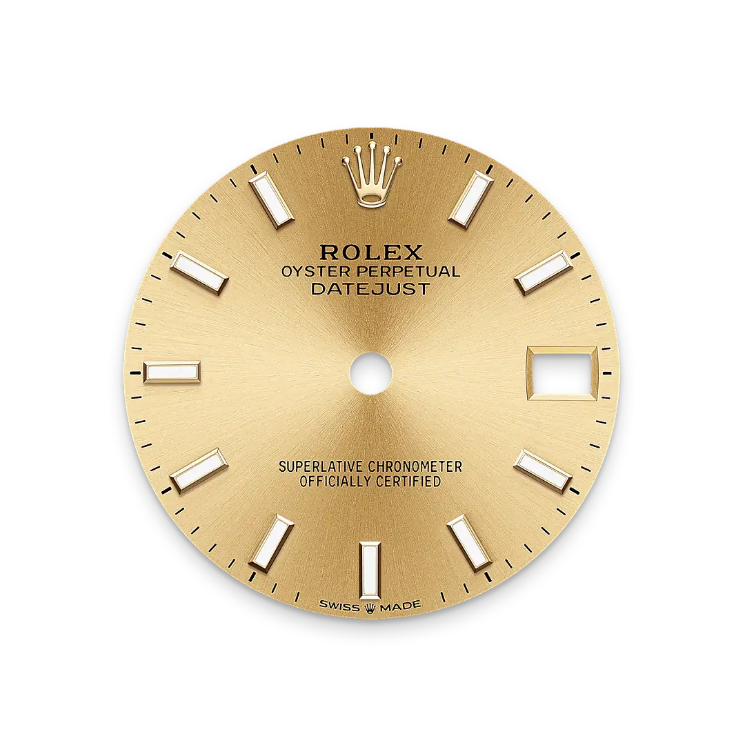 rolex datejust in yellow rolesor, M278273-0014- watch palace