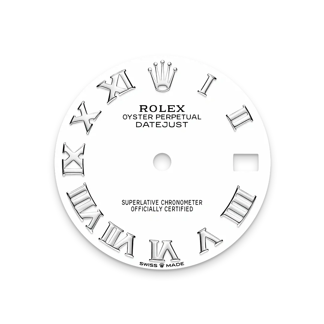 rolex datejust in white rolesor, M278274-0010- watch palace