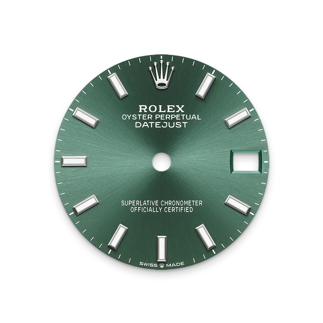 rolex datejust in white rolesor, m278274-0018 - watch palace