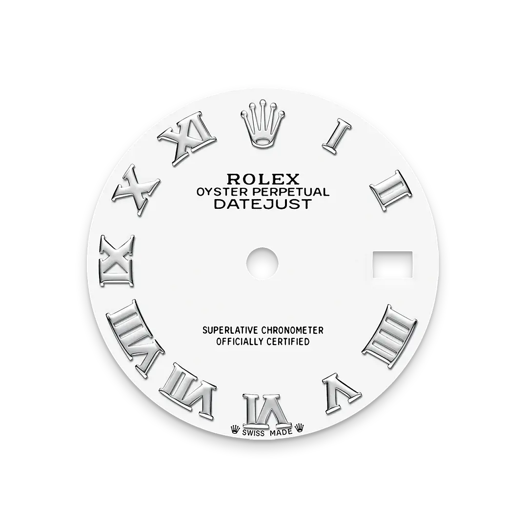 rolex lady-datejust in white rolesor, m279174-0020 - watch palace