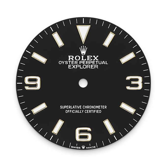 rolex explorer in yellow rolesor, m124273-0001 - watch palace