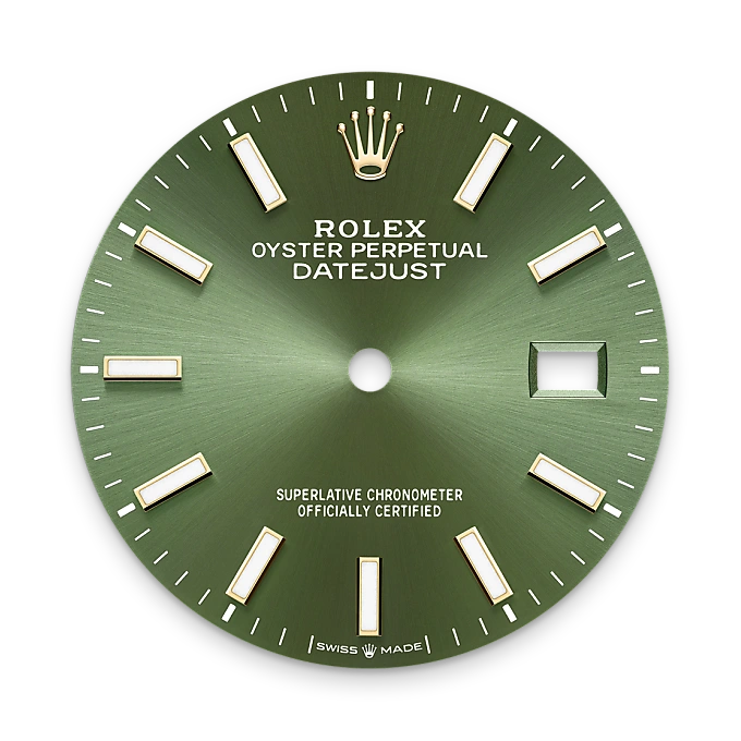 rolex datejust in yellow rolesor, m126203-0058 - watch palace