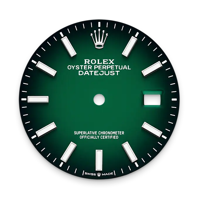 rolex datejust in white rolesor, M126234-0059- watch palace