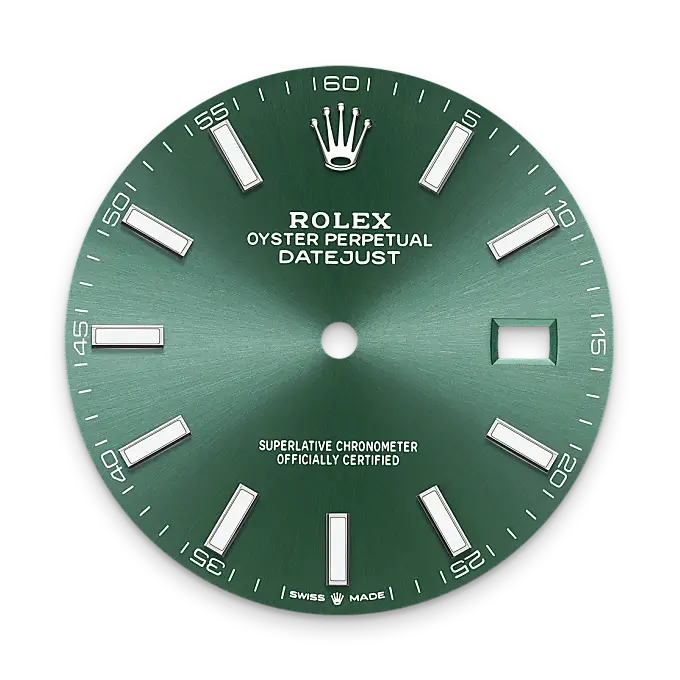 rolex datejust in white rolesor, M126334-0027- watch palace