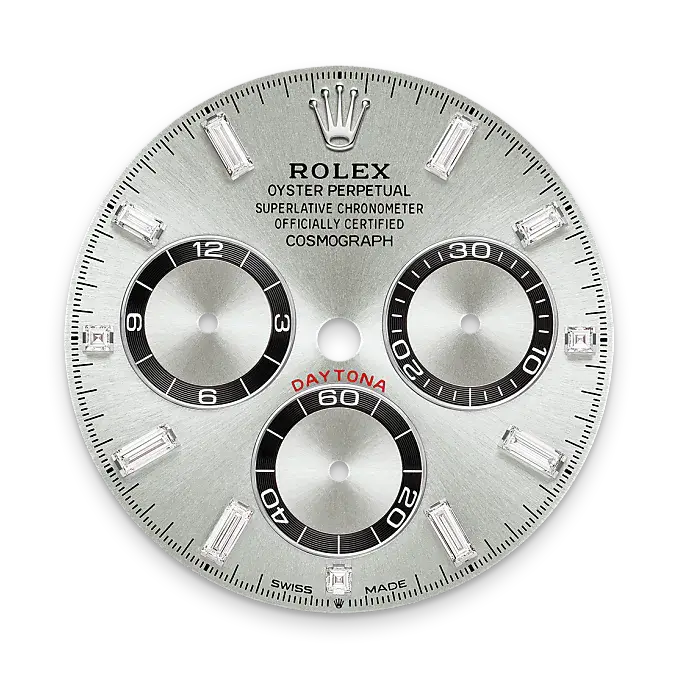 rolex cosmograph daytona in 18 ct white gold with lugs set with diamonds, M126539TBR-0002- watch palace