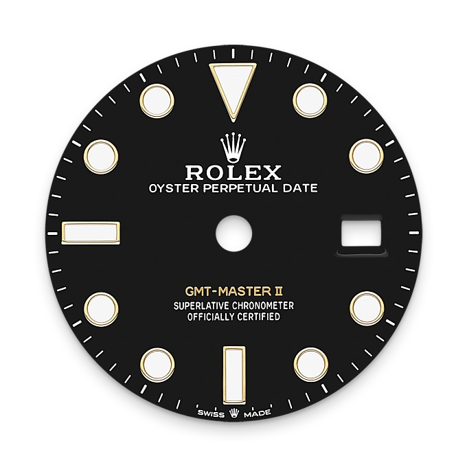 rolex gmt-master ii in yellow rolesor, m126713grnr-0001 - watch palace