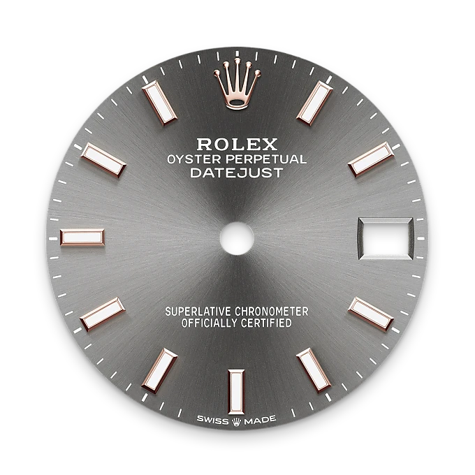 rolex datejust in everose rolesor, m278241-0018 - watch palace
