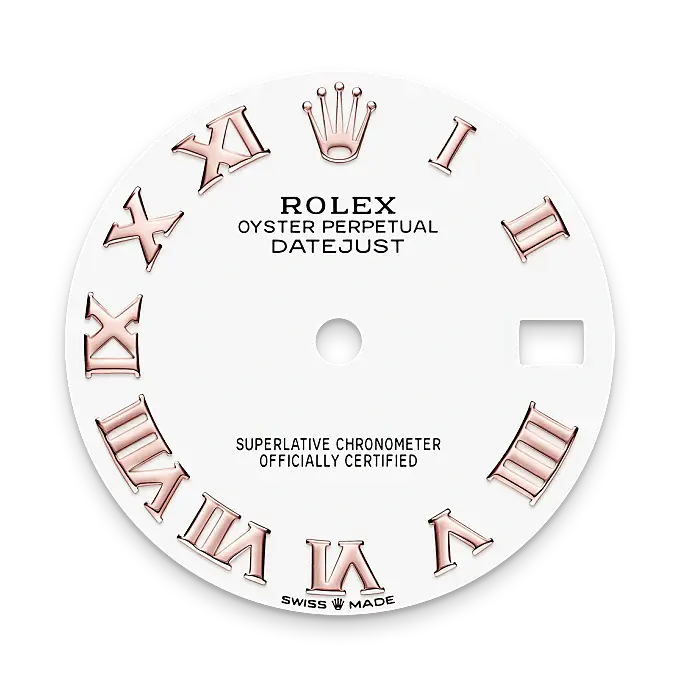 rolex datejust in everose rolesor, M278271-0002- watch palace