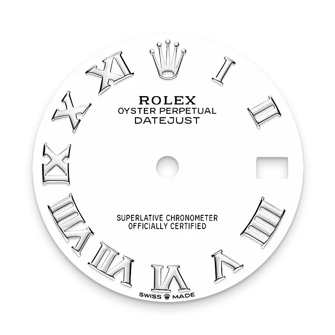 rolex datejust in white rolesor, M278274-0009- watch palace