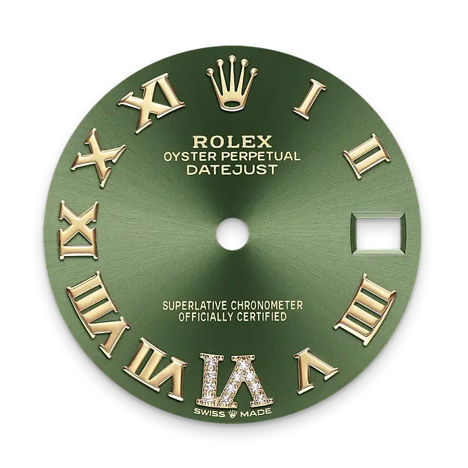 rolex datejust in yellow rolesor, m278343rbr-0015 - watch palace