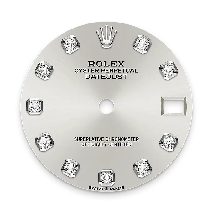 rolex datejust in white rolesor, M278344RBR-0032- watch palace