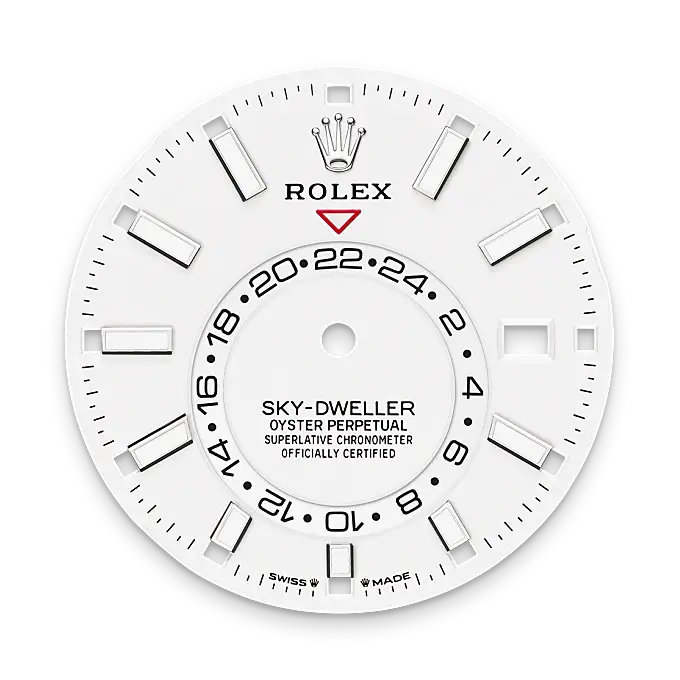 rolex sky-dweller in 18 ct white gold, M336239-0003- watch palace