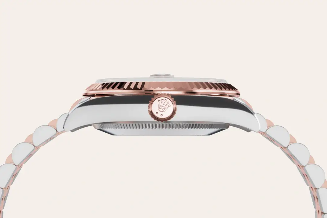 rolex datejust in everose rolesor, M278271-0002- watch palace