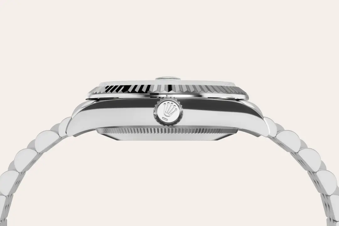 rolex datejust in white rolesor, M278274-0034- watch palace