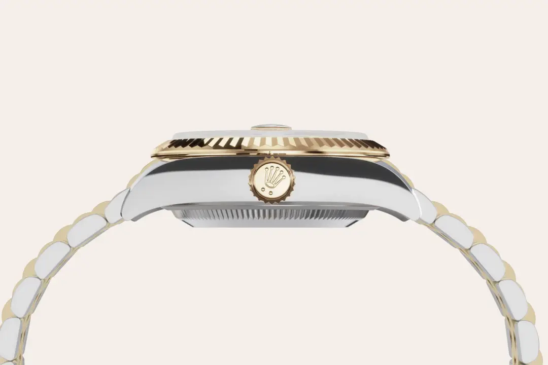 rolex lady-datejust in yellow rolesor, m279173-0007 - watch palace
