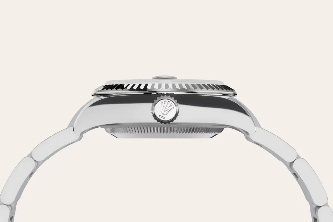 rolex lady-datejust in white rolesor, m279174-0020 - watch palace