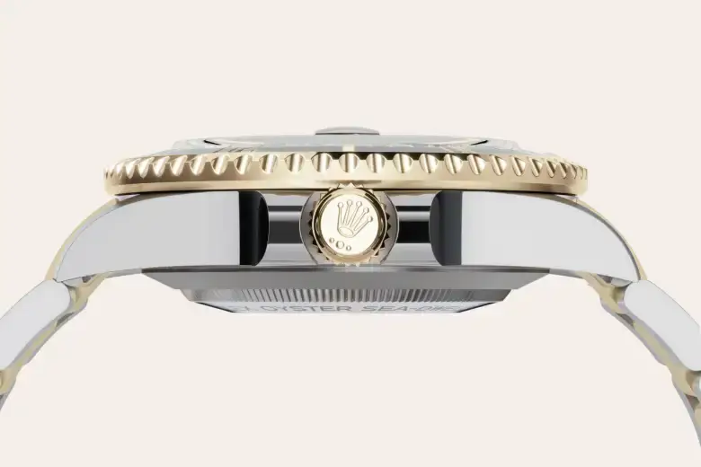 rolex sea-dweller in yellow rolesor, m126603-0001 - watch palace
