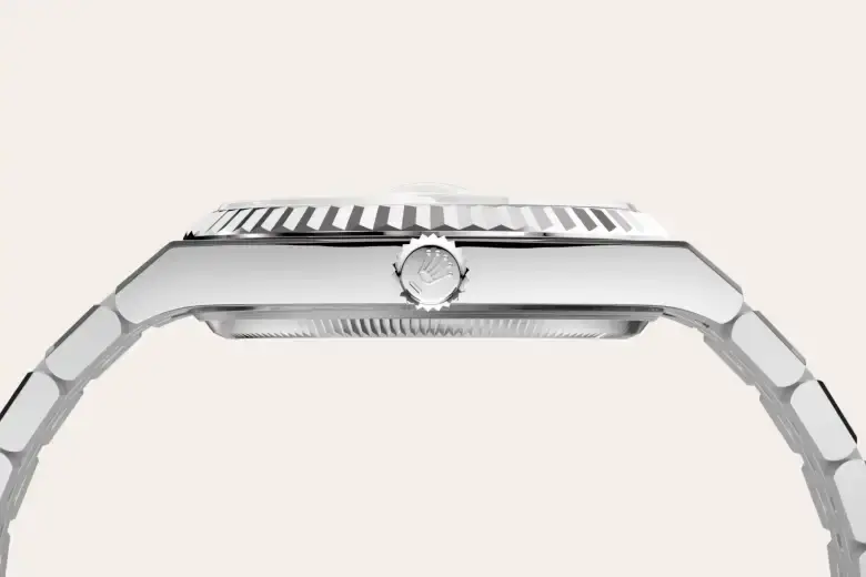 rolex land-dweller in white rolesor, m127234-0001 - watch palace