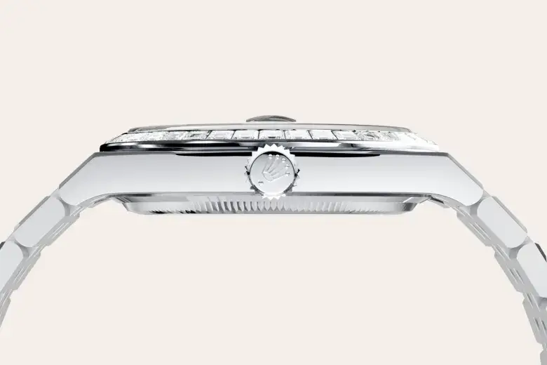 rolex land-dweller in platinum, M127386TBR-0001- watch palace
