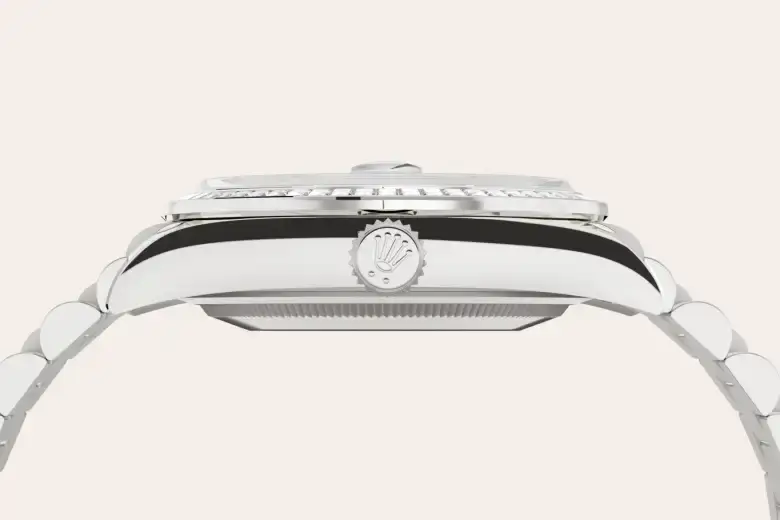 rolex day-date in 18 ct white gold, m128399tbr-0029 - watch palace