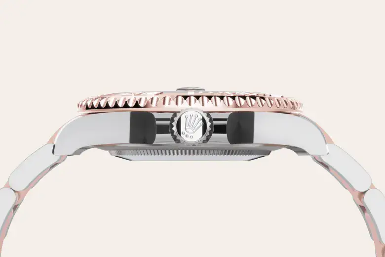 rolex yacht-master in everose rolesor, M268621-0004- watch palace