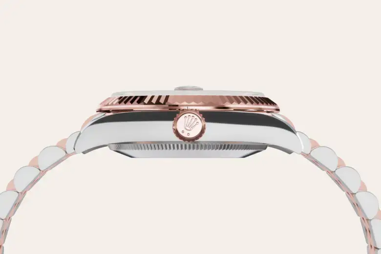 rolex datejust in everose rolesor, M278271-0024- watch palace