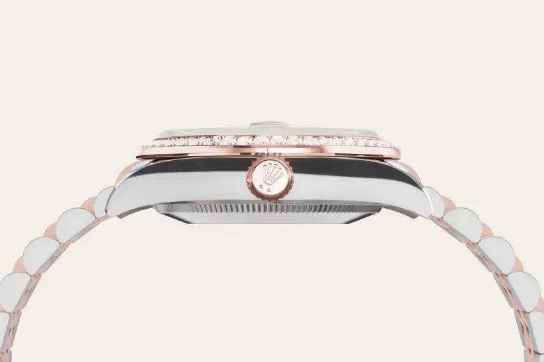 rolex datejust in everose rolesor, M278381RBR-0020- watch palace