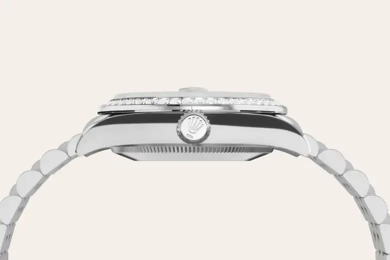 rolex datejust in white rolesor, m278384rbr-0008 - watch palace