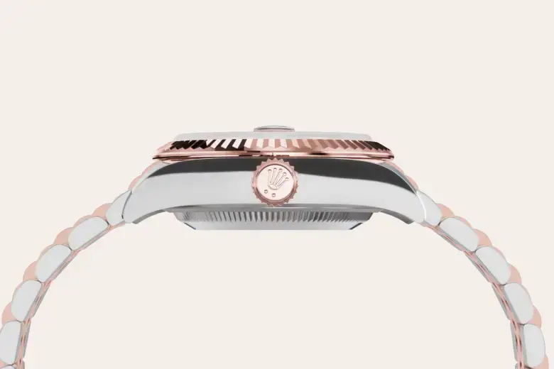 rolex lady-datejust in everose rolesor, M279171-0003- watch palace