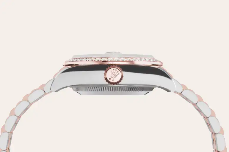 rolex lady-datejust in everose rolesor, M279381RBR-0007- watch palace